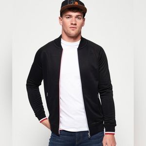 SuperDry Orange label zip up men’s sport sweatshirt size small